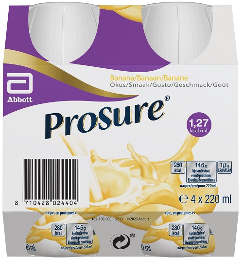PROSURE BANANA 4 BOTTIGLIE DA 220 ML - farmavitality.it