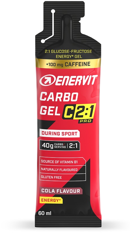 ENERVIT C2 1 PRO CARBO GEL COLA CON CAFFEINA 60 ML - farmavitality.it