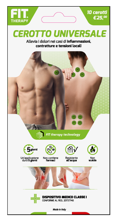 FIT THERAPY CEROTTO UNIVERSALE 10 PEZZI - farmavitality.it