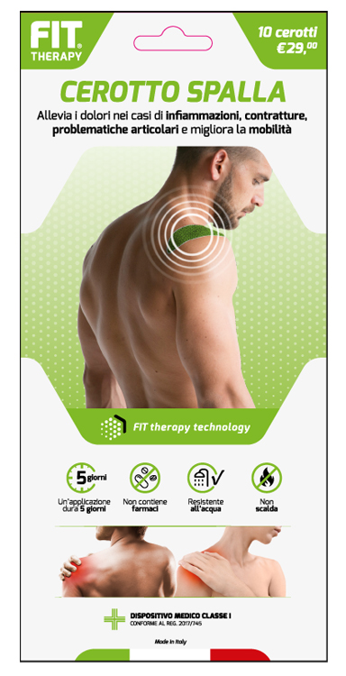 FIT THERAPY CEROTTO SPALLA 10 PEZZI - farmavitality.it