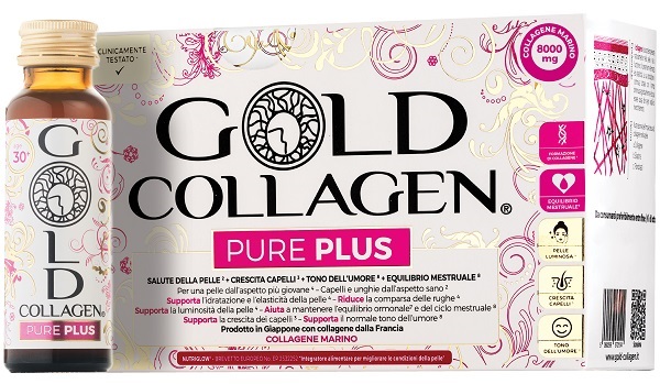 GOLD COLLAGEN PURE PLUS 10 FLACONCINI DA 50 ML - farmavitality.it