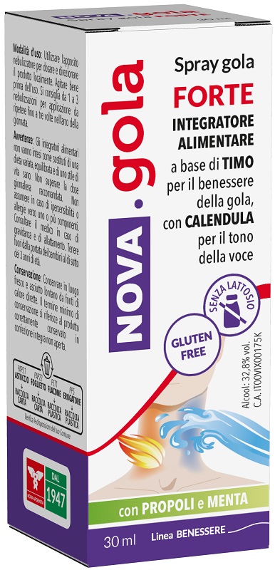 NOVA GOLA SPRAY FORTE 30 ML - farmavitality.it