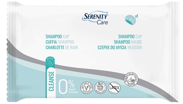 SERENITY CARE CUFFIA SHAMPOO CAPELLI ADATTA A PERSONE CON RIDOTTA MOBILITA' - farmavitality.it