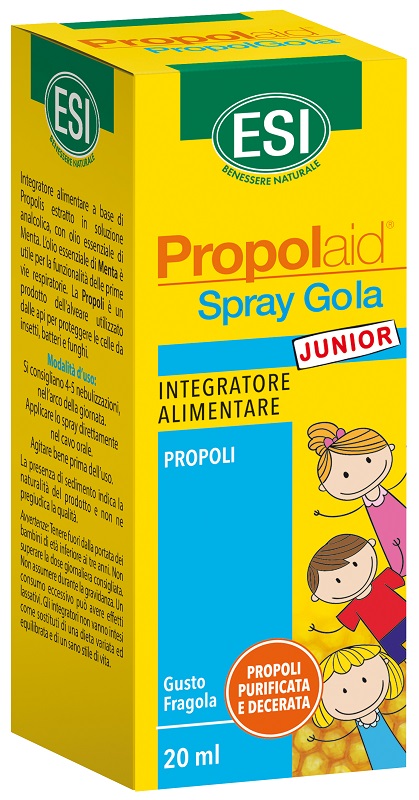 ESI PROPOLAID SPRAY GOLA JUNIOR 20 ML - farmavitality.it