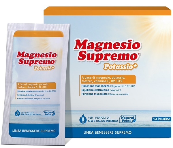 MAGNESIO SUPREMO POTASSIO+ 24 BUSTINE - farmavitality.it