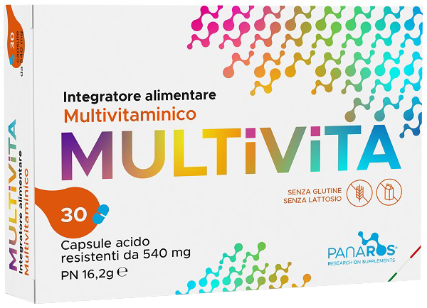 MULTIVITA PARANOS 30 CAPSULE ACIDO RESISTENTI DA 540 MG - farmavitality.it