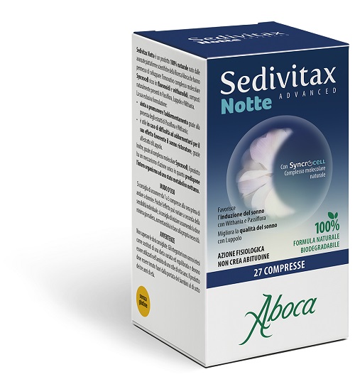 SEDIVITAX NOTTE ADVANCED 27 COMPRESSE - farmavitality.it