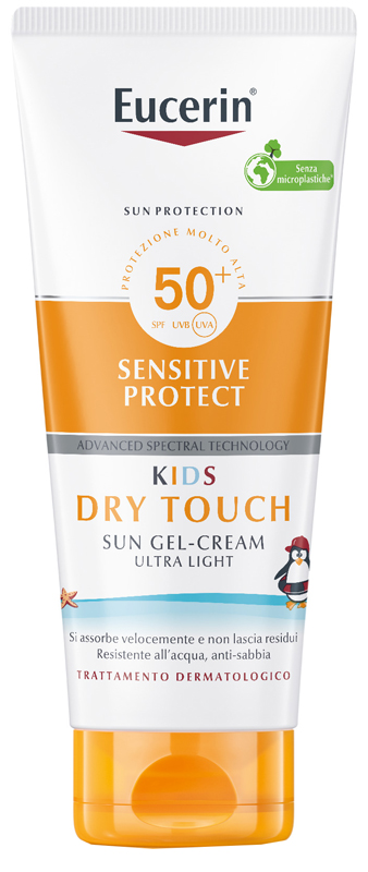 EUCERIN SUN KIDS DRY TOUCH GEL CREAM SPF50+ 200 ML - farmavitality.it
