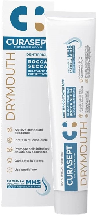 CURASEPT DRYMOUTH DENTIFRICIO 75 ML - farmavitality.it