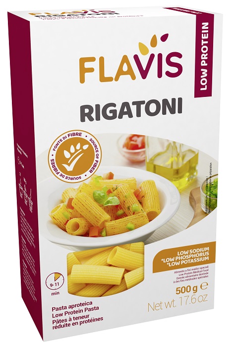 FLAVIS RIGATONI APROTEICI 500 G - farmavitality.it
