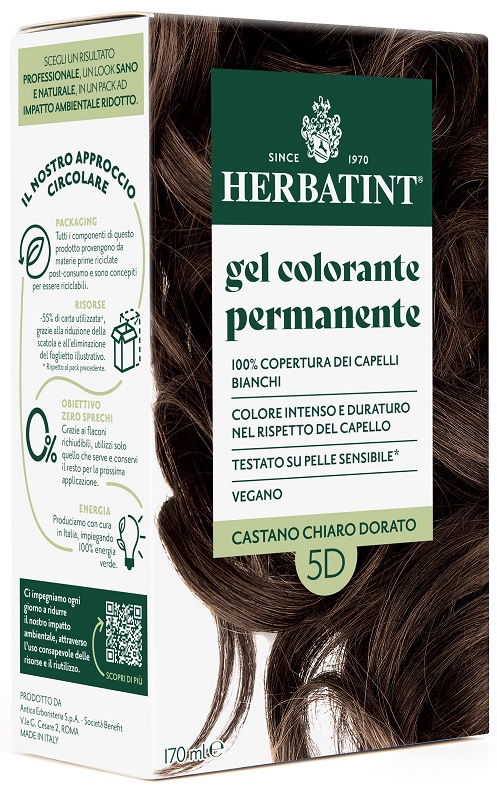 HERBATINT 5D CASTANO CHIARO DORATO 170 ML - farmavitality.it