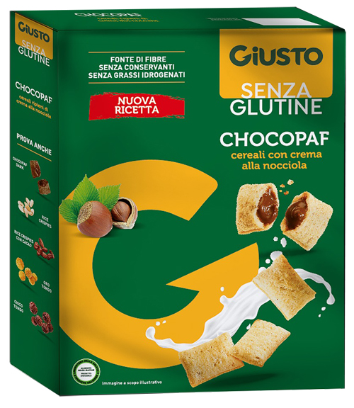 GIUSTO SENZA GLUTINE CHOCOPAF 250 G - farmavitality.it