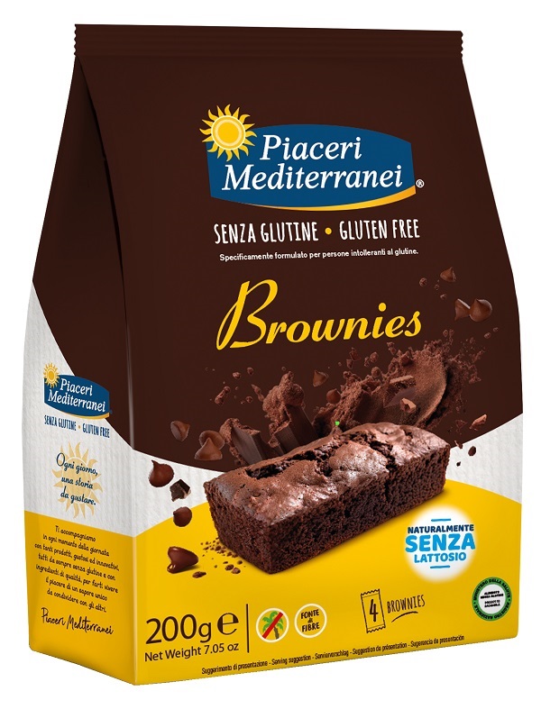 PIACERI MEDITERRANEI BROWNIES 200 G - farmavitality.it